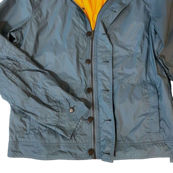 Gilded Age NYC Men's Blue Soft Shell Nylon Full Zip Jacket Coat Size Large - Picture 4 of 11